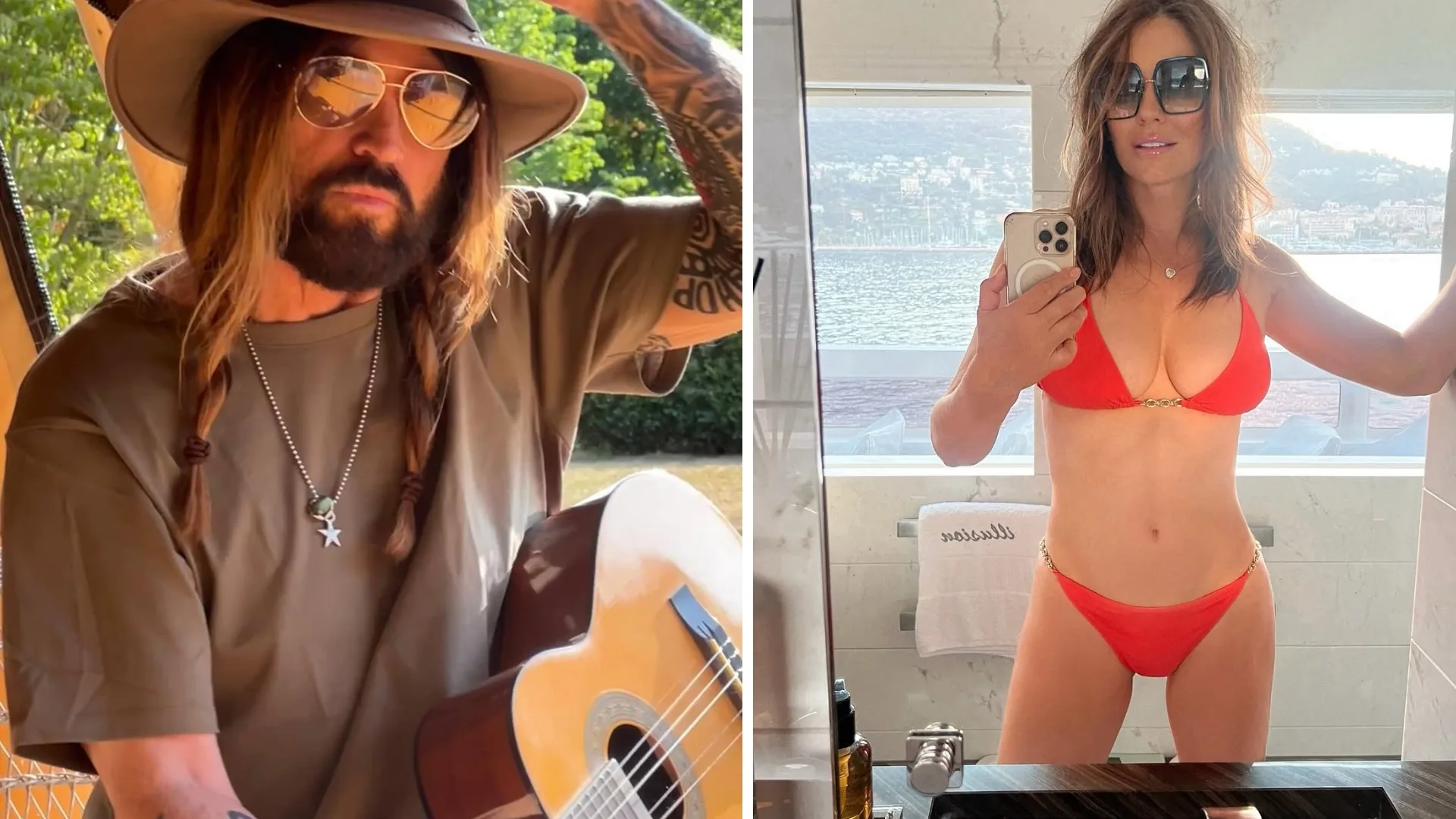 Liz Hurley & Billy Ray Cyrus’ summer romance