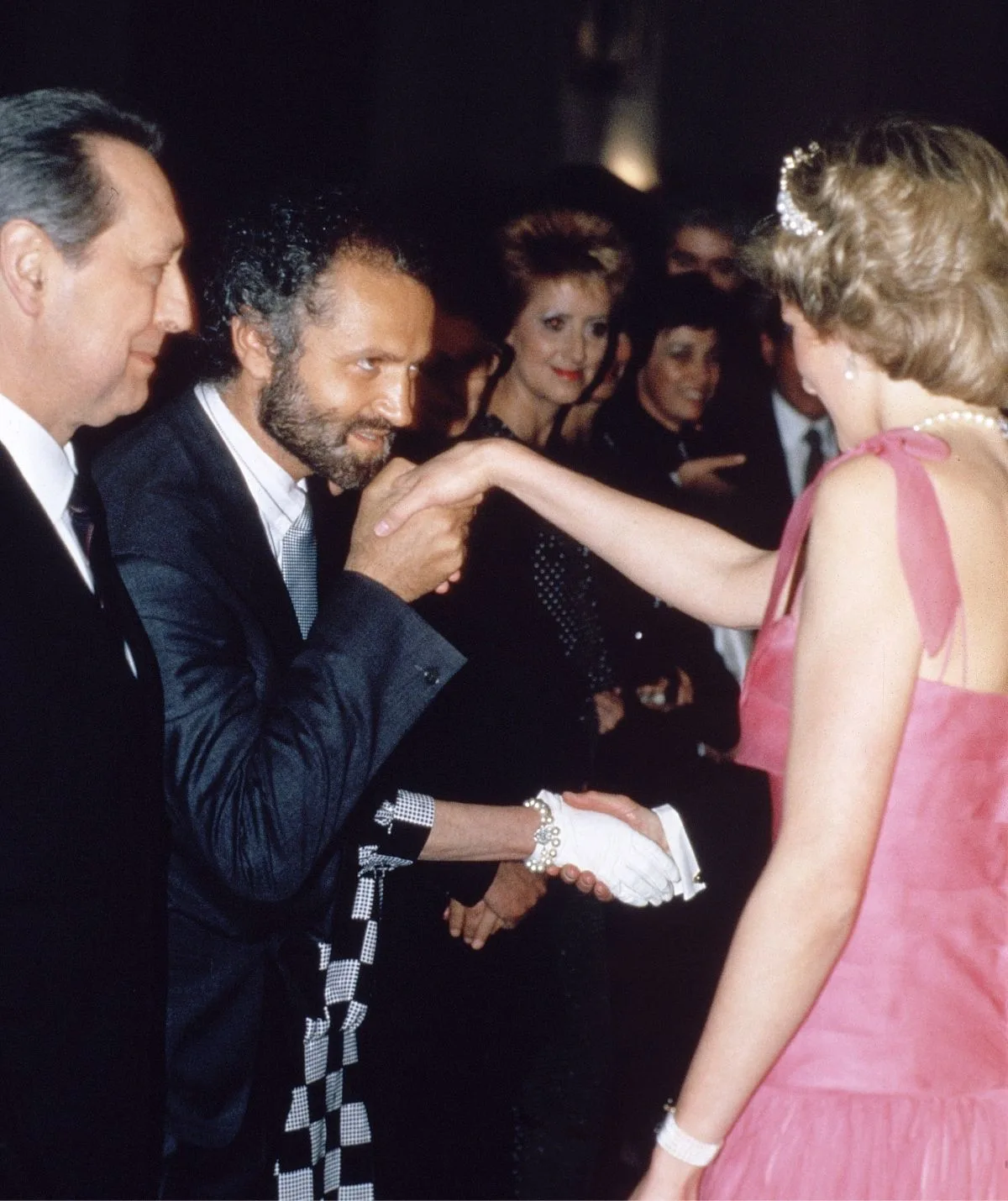 Princess Diana and Gianni Versace.