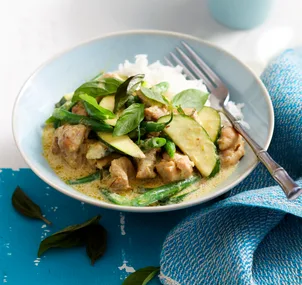 Green chicken curry