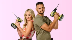 The Block 2025 sweethearts Britt and Taz tell TV WEEK all about their “mini me” children