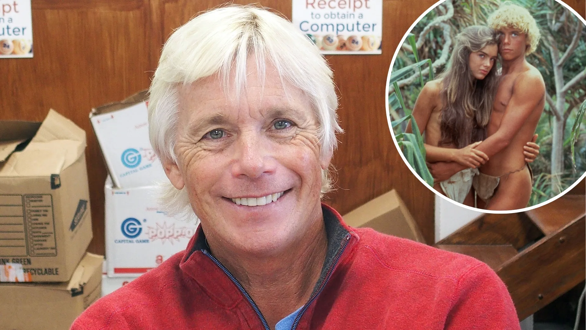 The Blue Lagoon star Christopher Atkins.