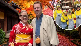 Jono and Danielle Fren in Japan