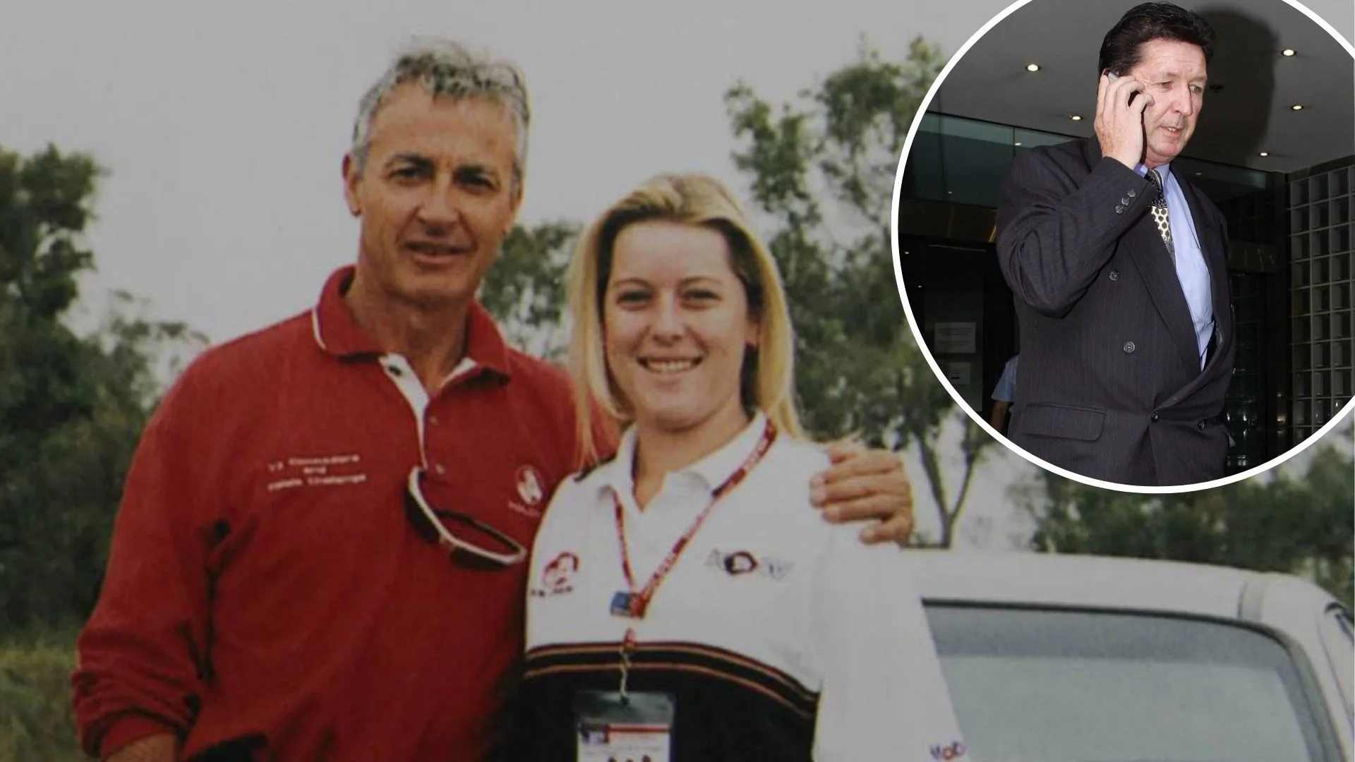 Rachelle Childs and Peter Brock - Inset Kevin Correll