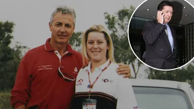 Rachelle Childs and Peter Brock - Inset Kevin Correll