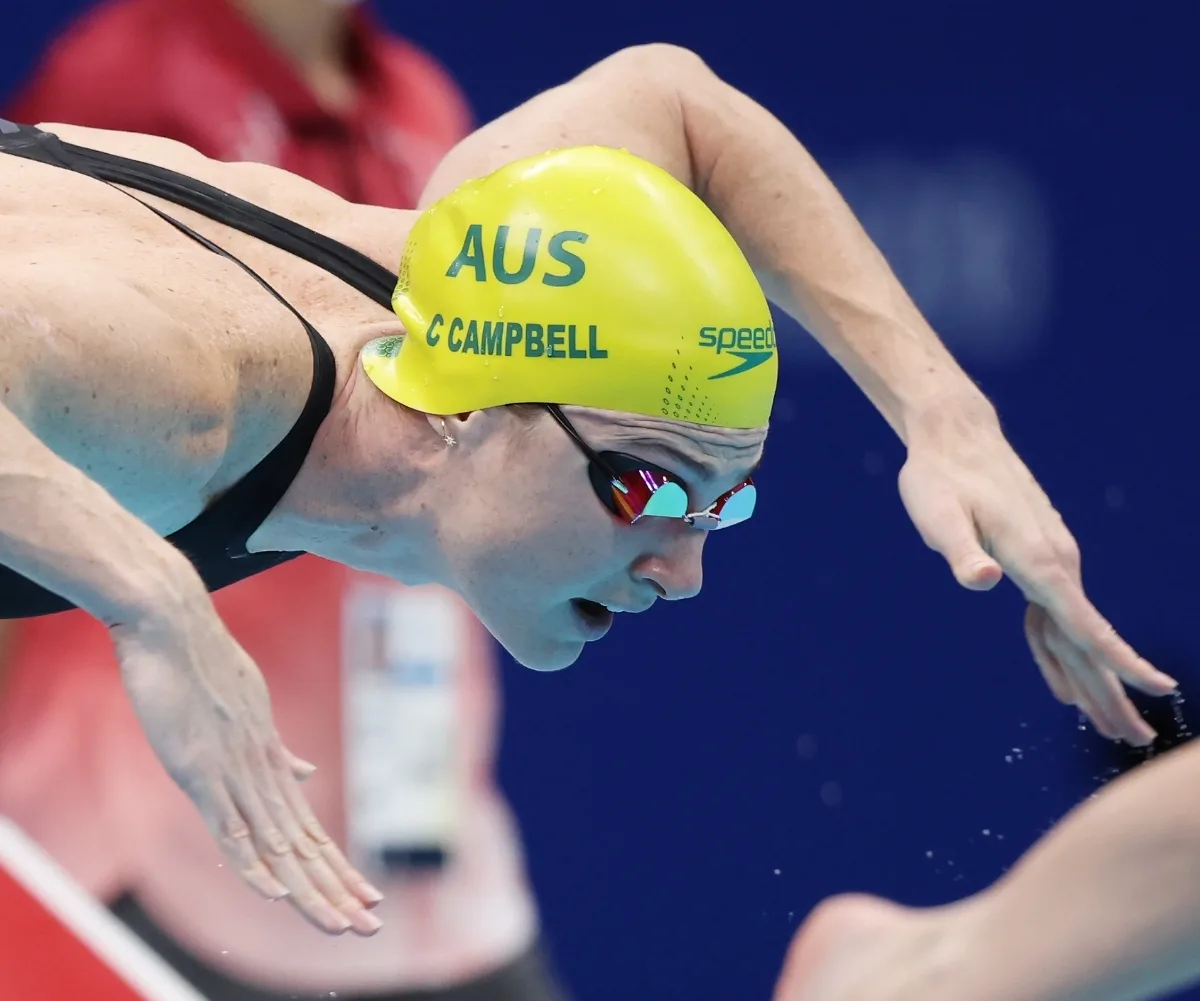 Cate Campbell swimming