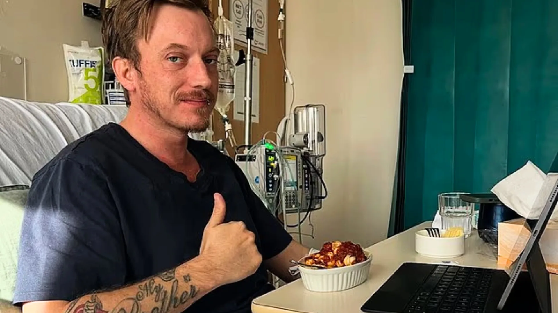 James Farnham reveals secret health battle