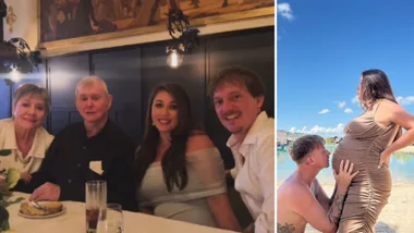 John Farnham becomes a grandfather as son James welcomes his first child