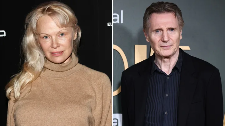 Pamela Anderson breaks silence on relationship with Liam Neeson