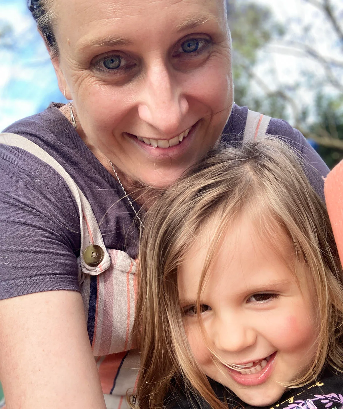 Me and my beautiful girl Bonnie. (Image: Supplied)