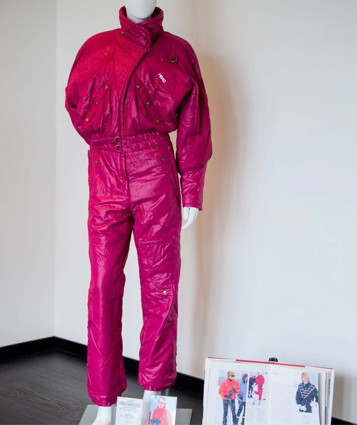 Princess Diana's red ski suit.
