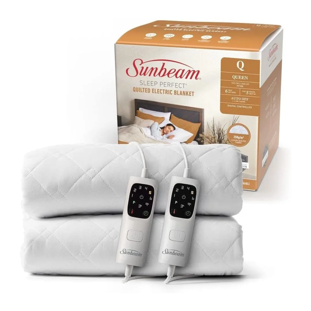 Perfect for the winter months, the Sunbeam electric blanket is currently on sale at Amazon Australia.