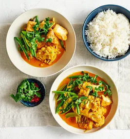 Tofu & vegetable red curry