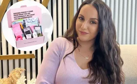Ayla Akyol and some of the products her business Lash Boss sells. (Image: Supplied)