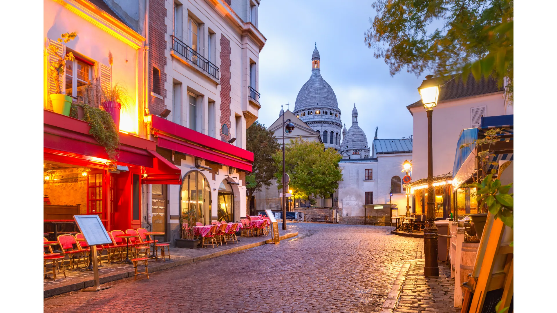 The streets of Montmartre.