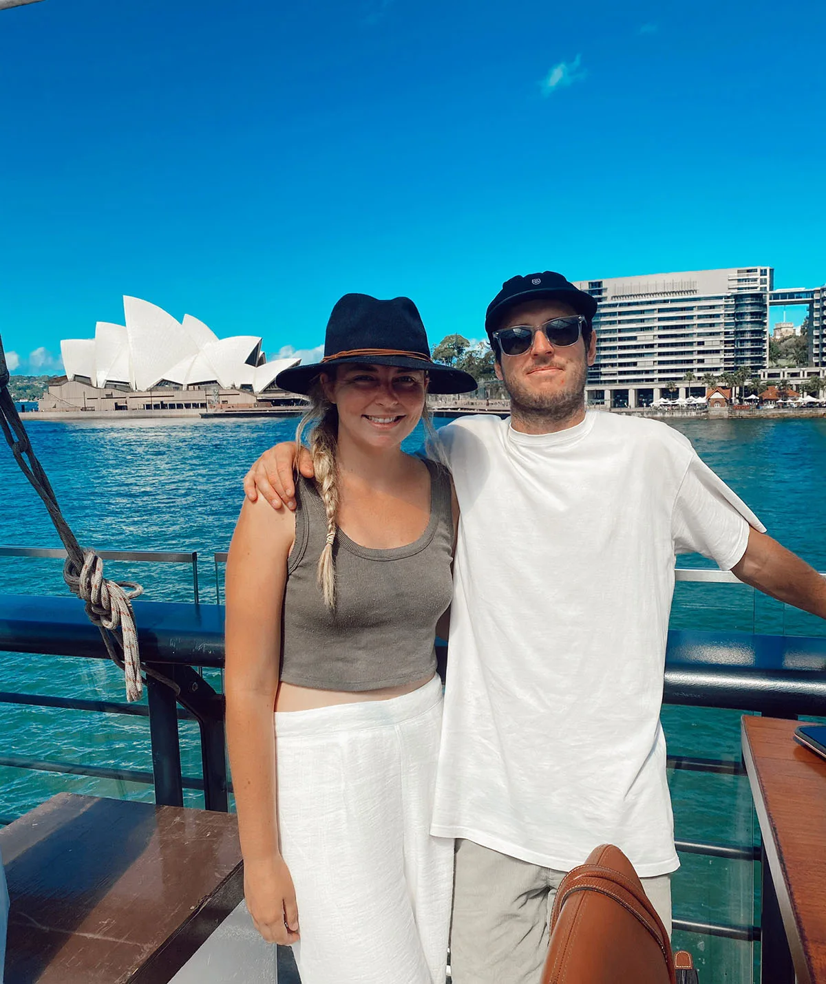 Alexandra's boyfriend, Ryan (right) and Alexandra (left)