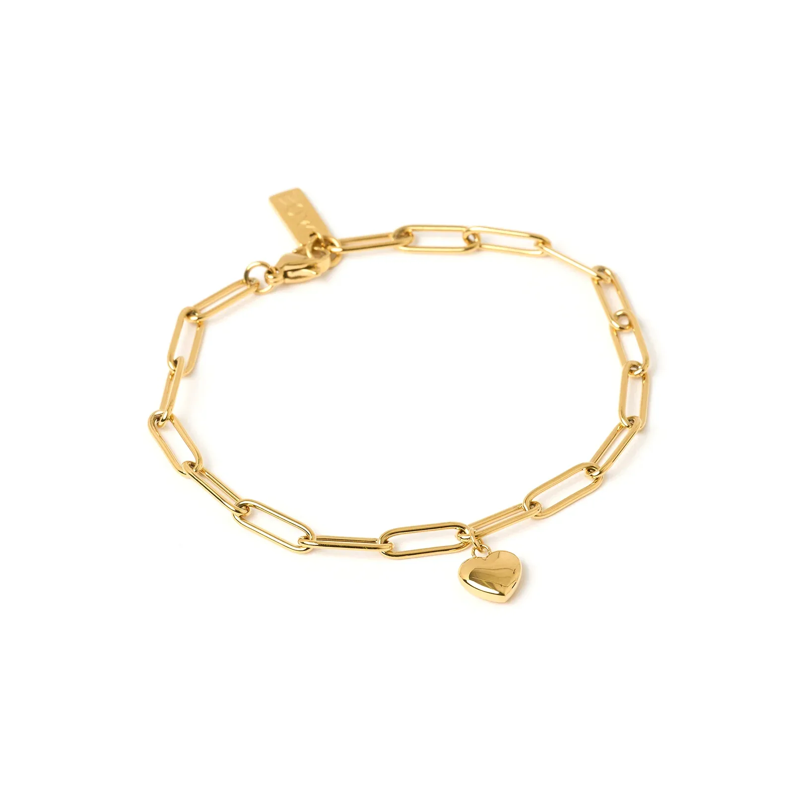Arms of eve jewellery gold heart bracelet
