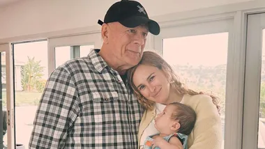 Bruce and Rumer Willis