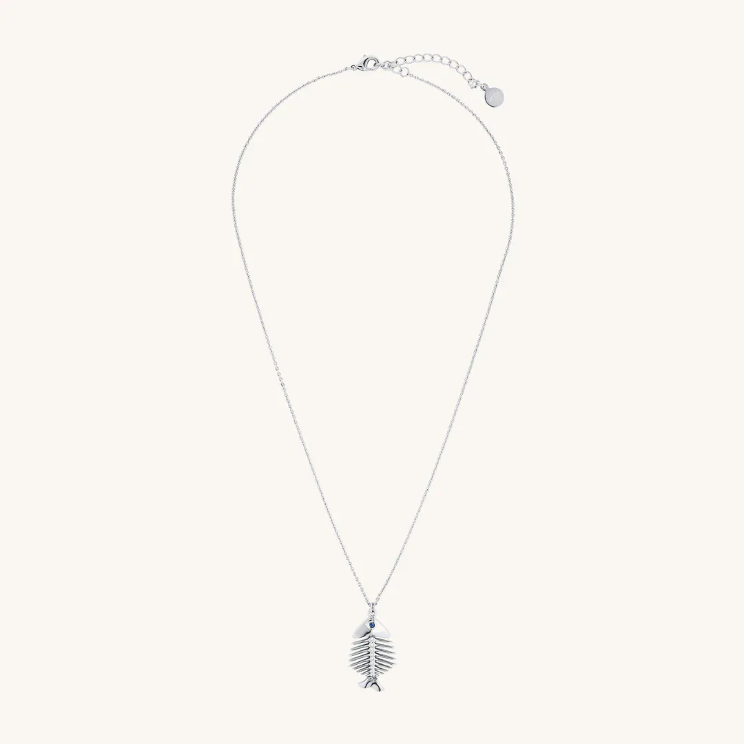 Gimme jewellery - fish skeleton necklace