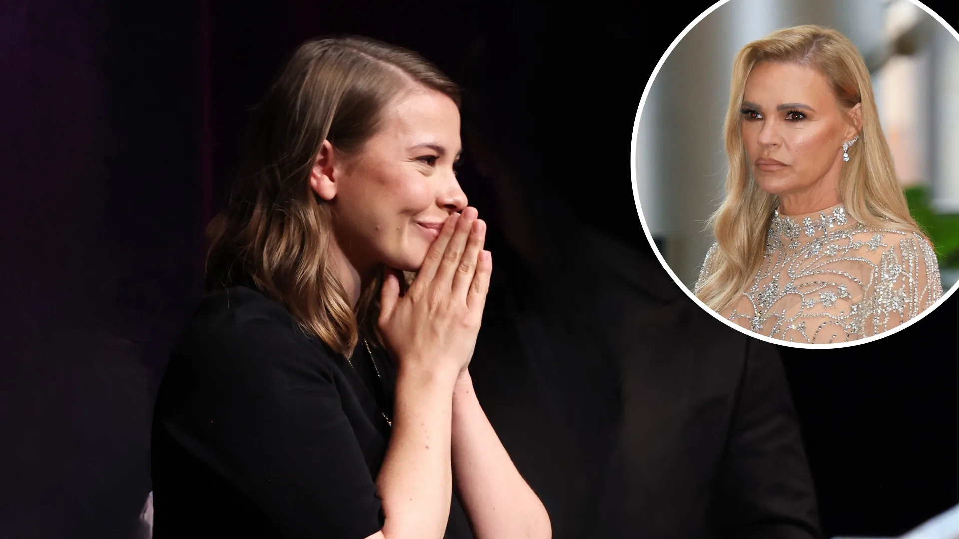 Bindi Irwin, inset: current Dancing With The Stars host Sonia Kruger