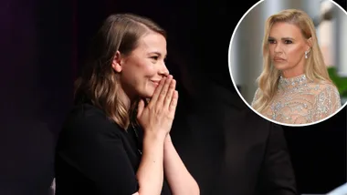 Bindi Irwin, inset: current Dancing With The Stars host Sonia Kruger
