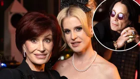 Sharon, Kelley and the late Ozzy Osbourne