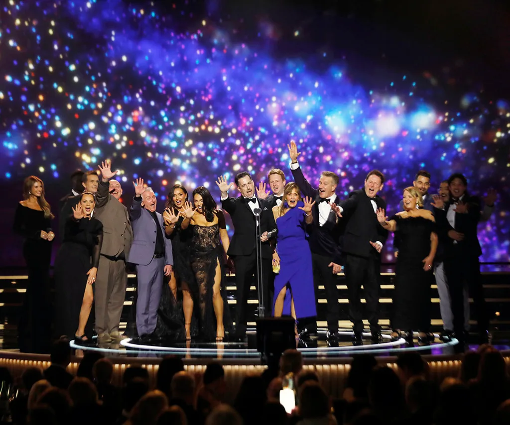 The Travel Guides cast accept their fourth Logie for Best Lifestyle Program.