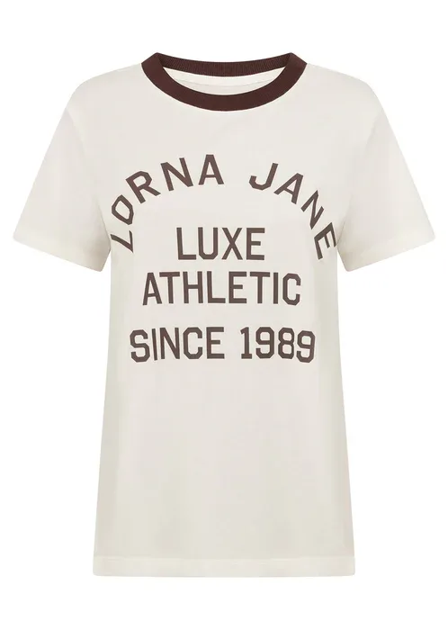 Retro graphic tee from activewear brand Lorna Jane