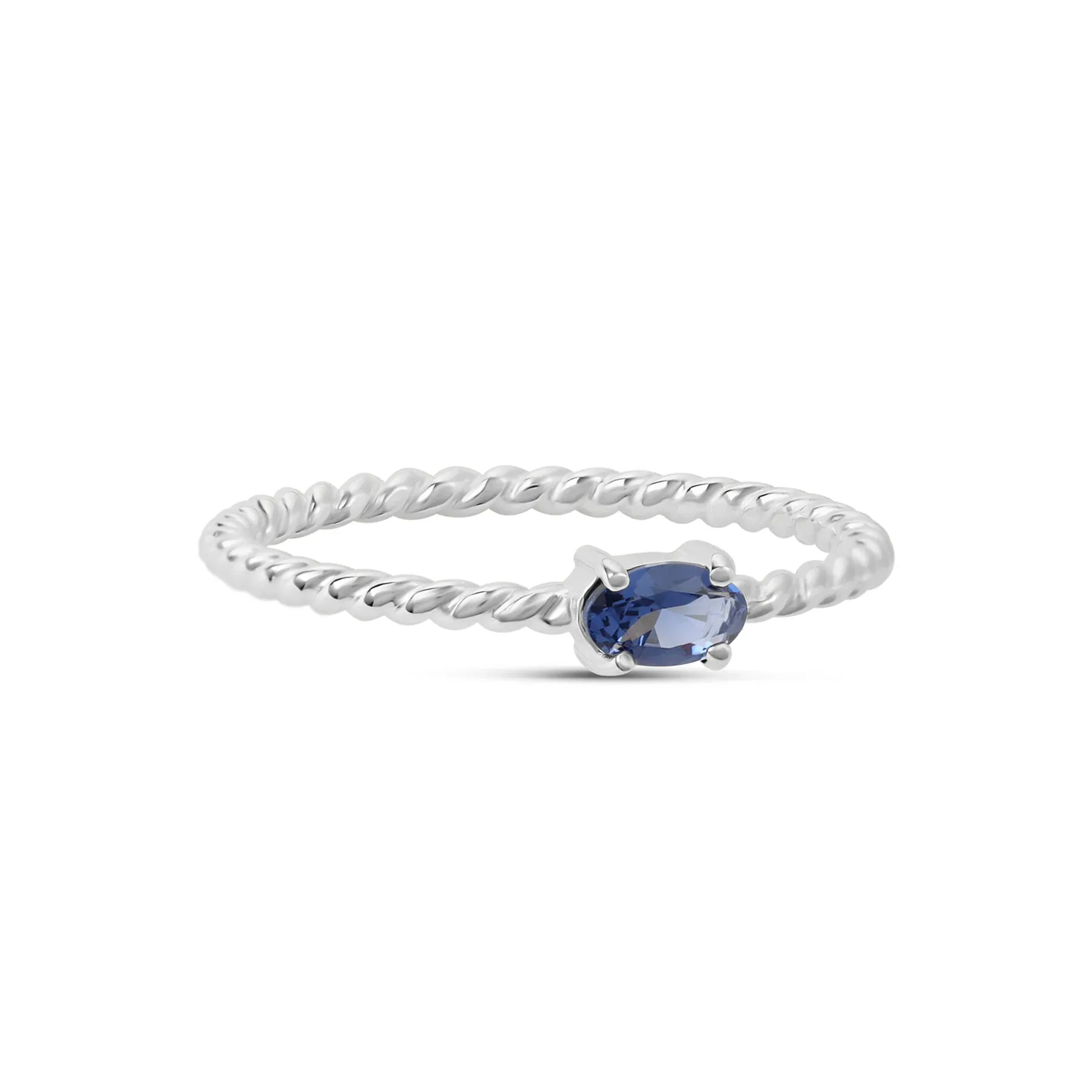 Arms of Eve jewellery silver sapphire ring