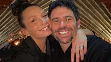 Ricki-Lee Coulter and her husband celebrate their 10th wedding anniversary