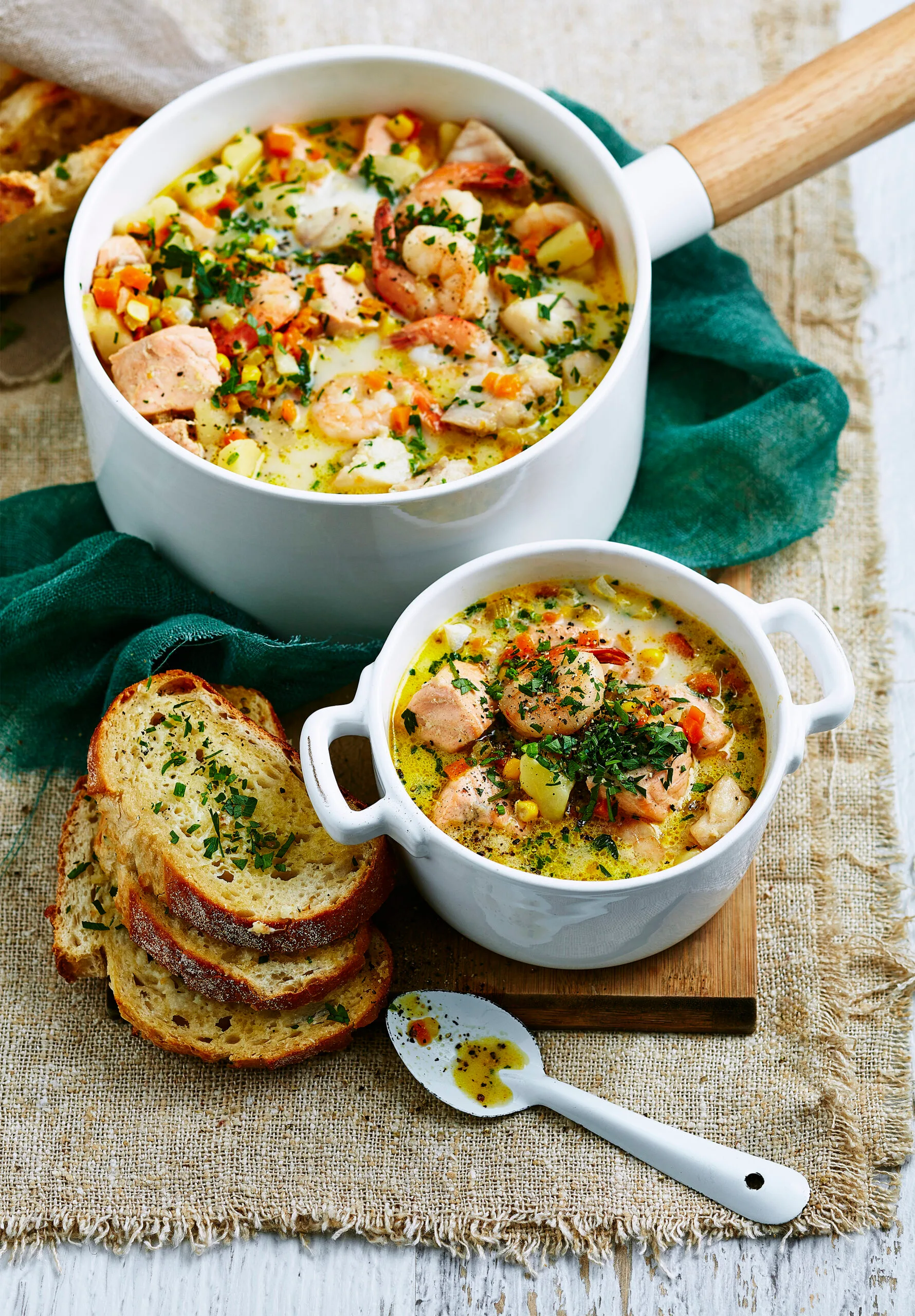 Seafood chowder