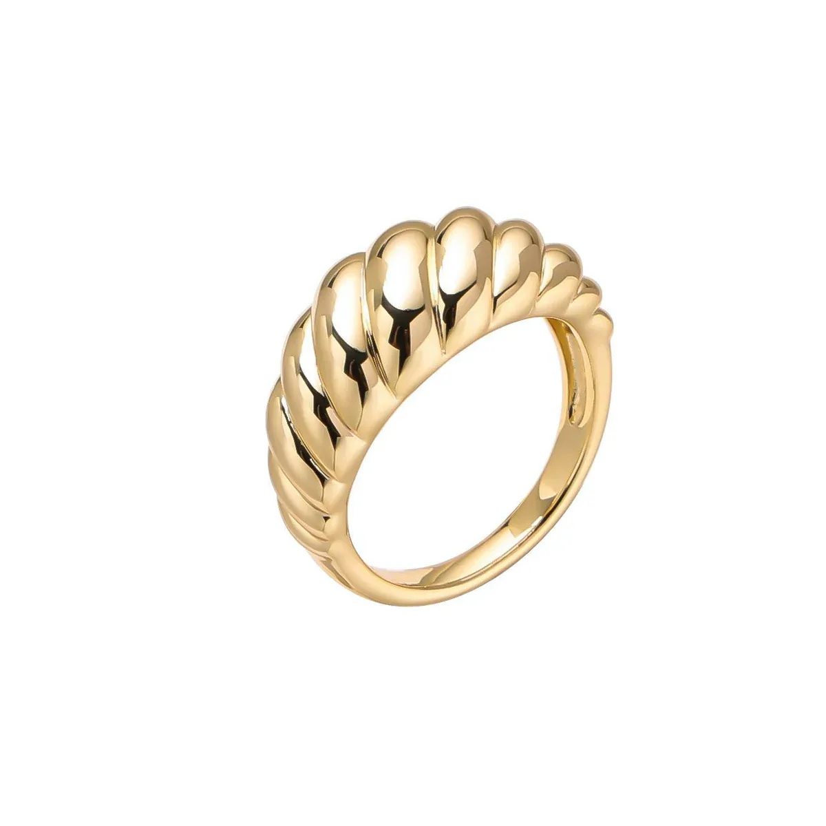 Gold chunky ring Sonter Studio jewellery