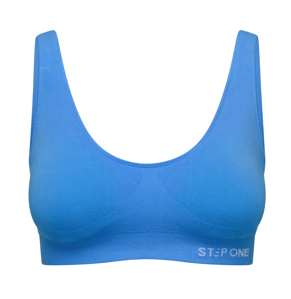 Step One padded crop activewear bra