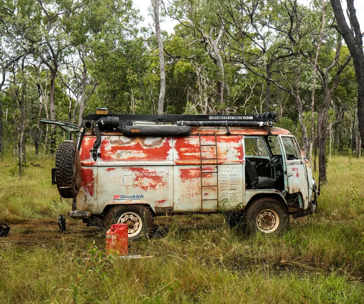 The pair's beloved Kombi and their travels in it, has become the focus of a feature film called One Shot which has been entered in The Film Invitational, a film festival. (Image: @karstanandmaxine)