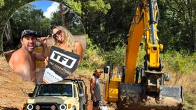EXCLUSIVE: The Block’s Karstan and Maxine sell everything to buy “$1.2 million dollar weed-infested, muddy block of land” in Byron Bay!