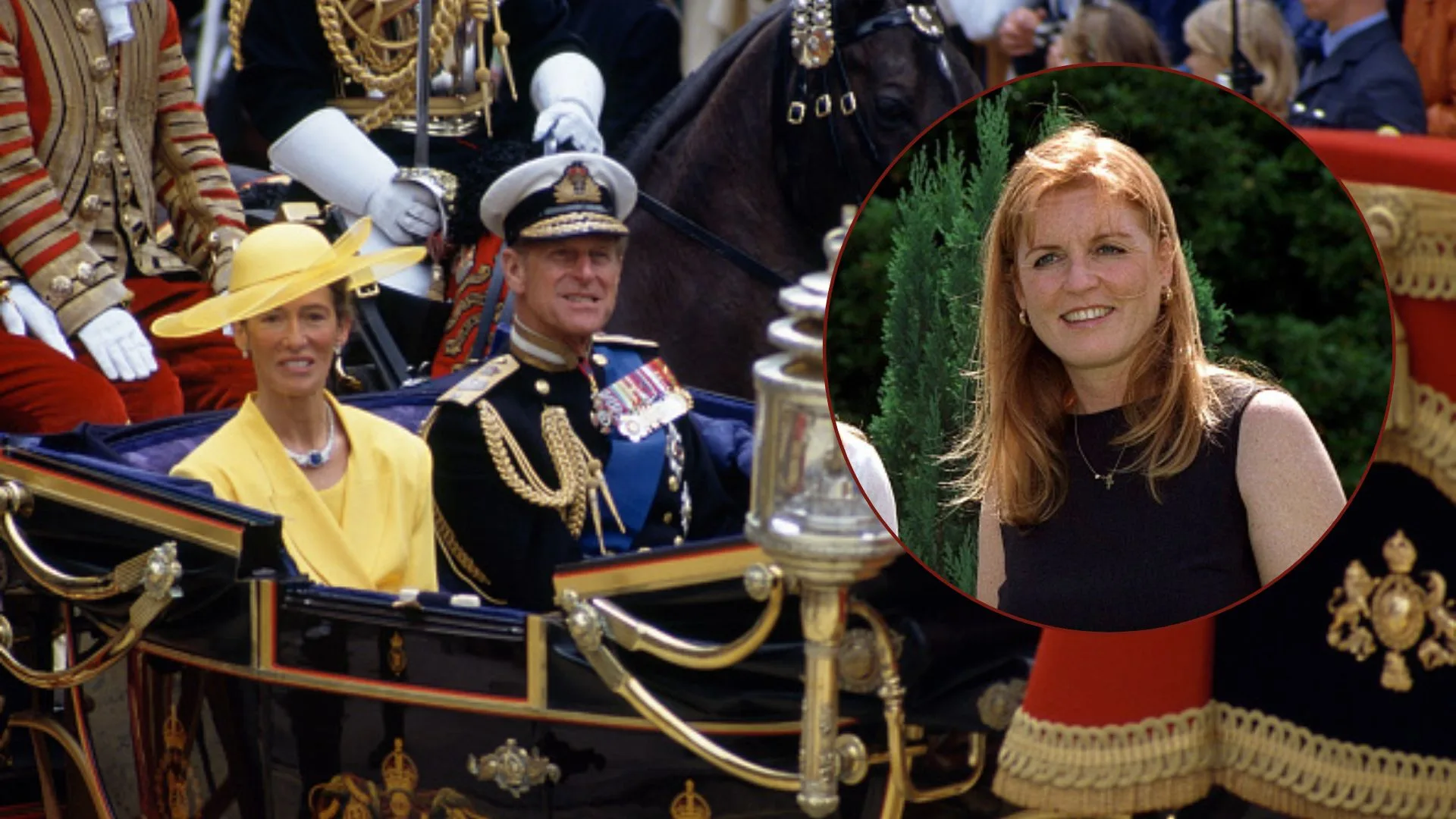 
Lovers or friends? Andrew Lownie's book claims Prince Phillip and Sarah Ferguson's mum Susan Barrantes were secret lovers. (Image: Getty)