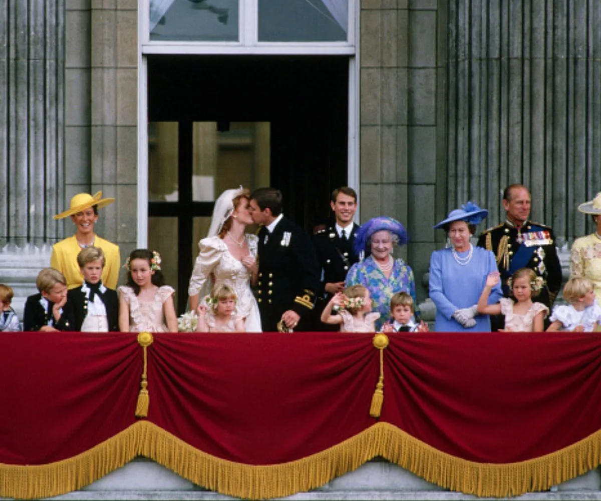 The pair, pictured at Prince Andrew and Sarah Ferguson's 1986 wedding day, were good friends. (Image: Getty)