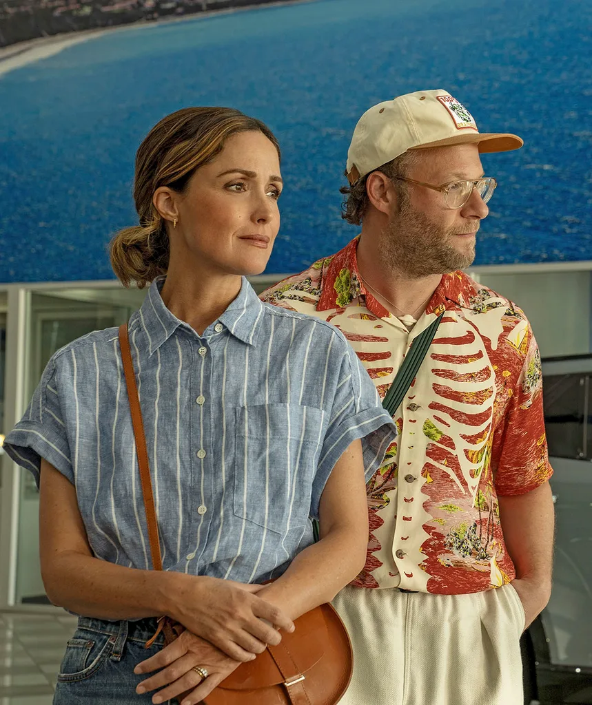 Sylvia and Will looking into the distance on season two of Platonic.