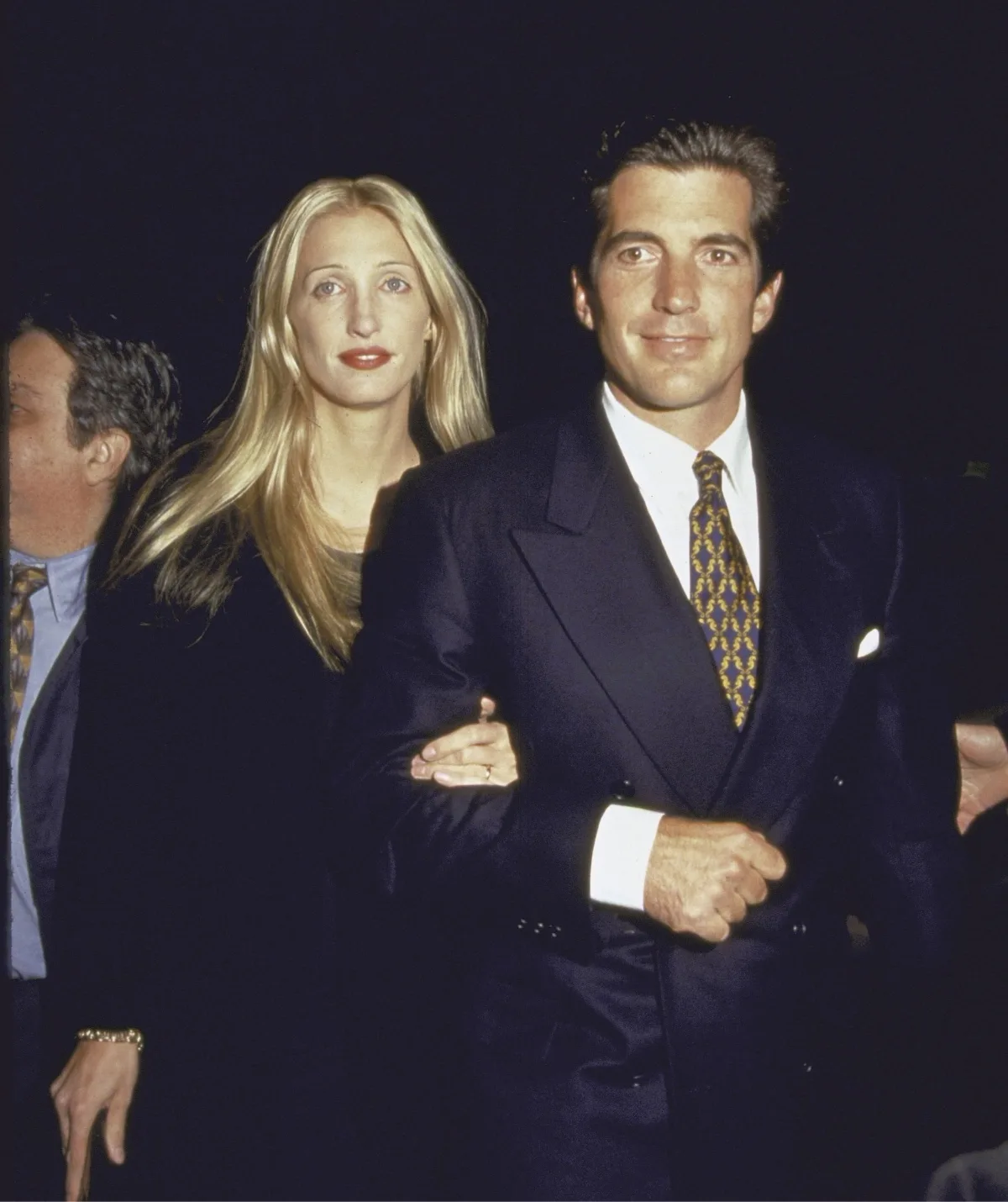 Dream couple? JFK Jr and Carolyn Bessette's romance captured the world's attention. (Image: Getty)