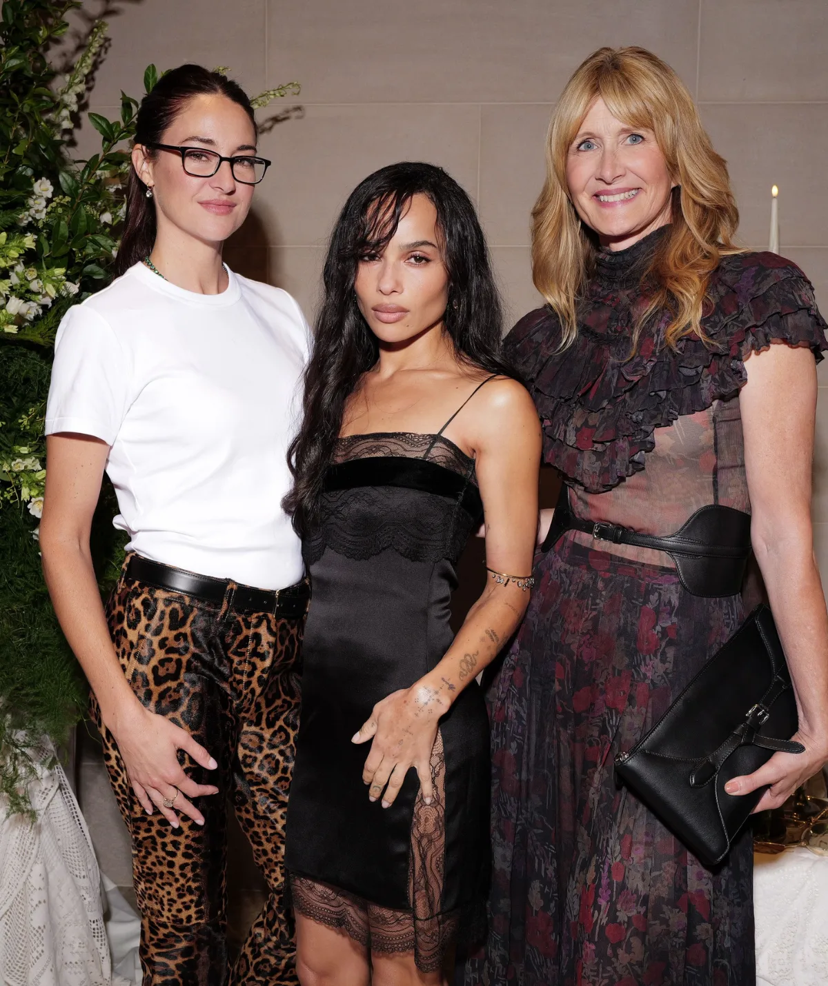 Shailene Woodley, Zoe Kravitz and Laura Dern.