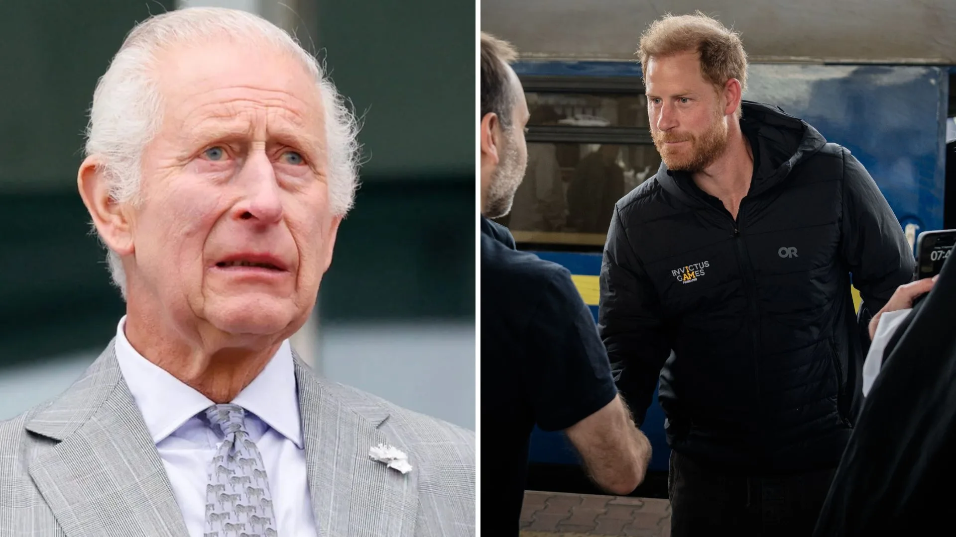 King Charles and Prince Harry
