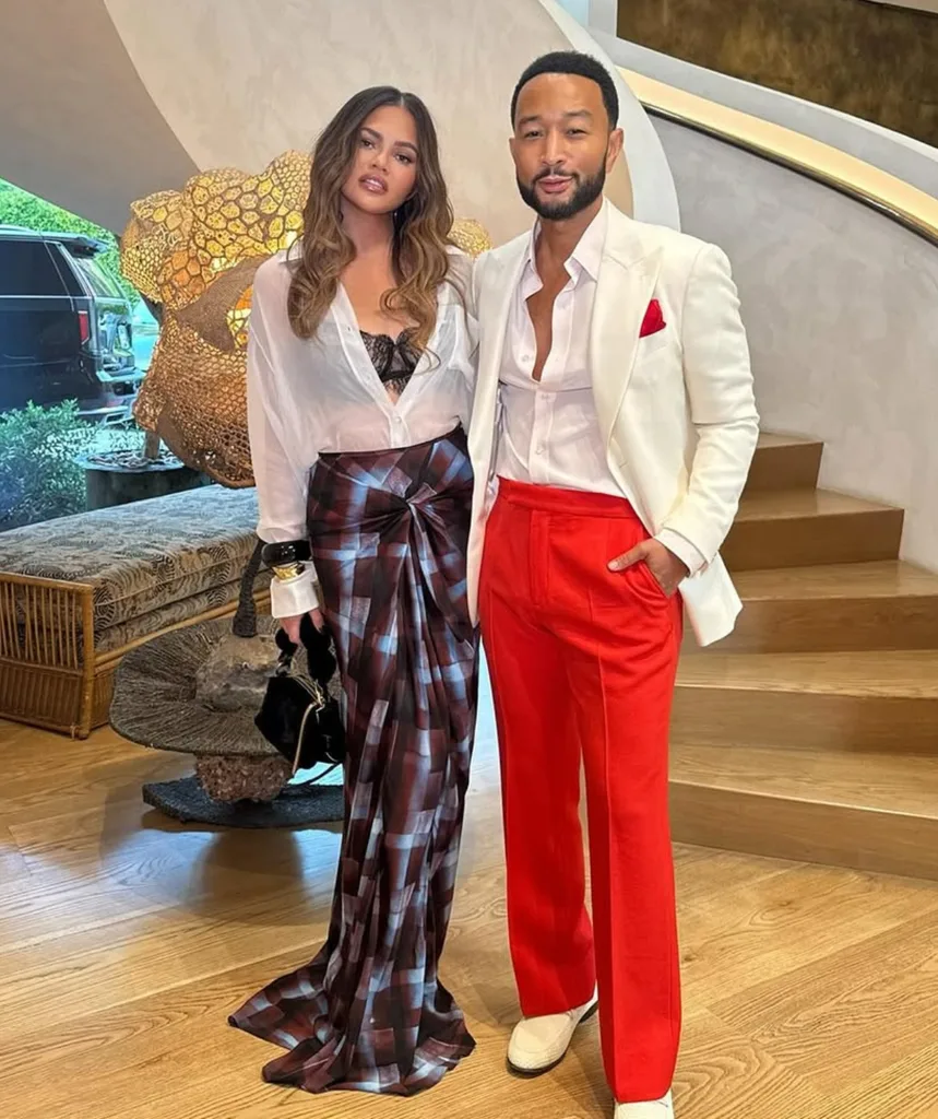Chrissy Teigen and John legend.