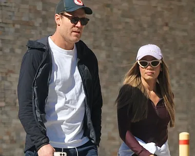 Dr Chris Brown and girlfriend Lorraine Monforte