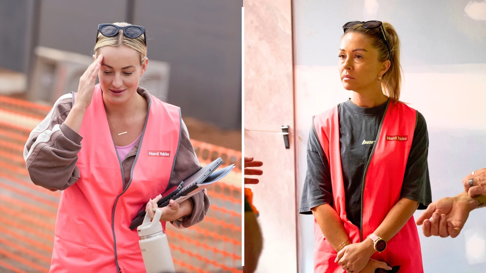 The Block's producers are said to be keen to create conflict between Britt and Alicia, pictured. (Image: 9 Network)