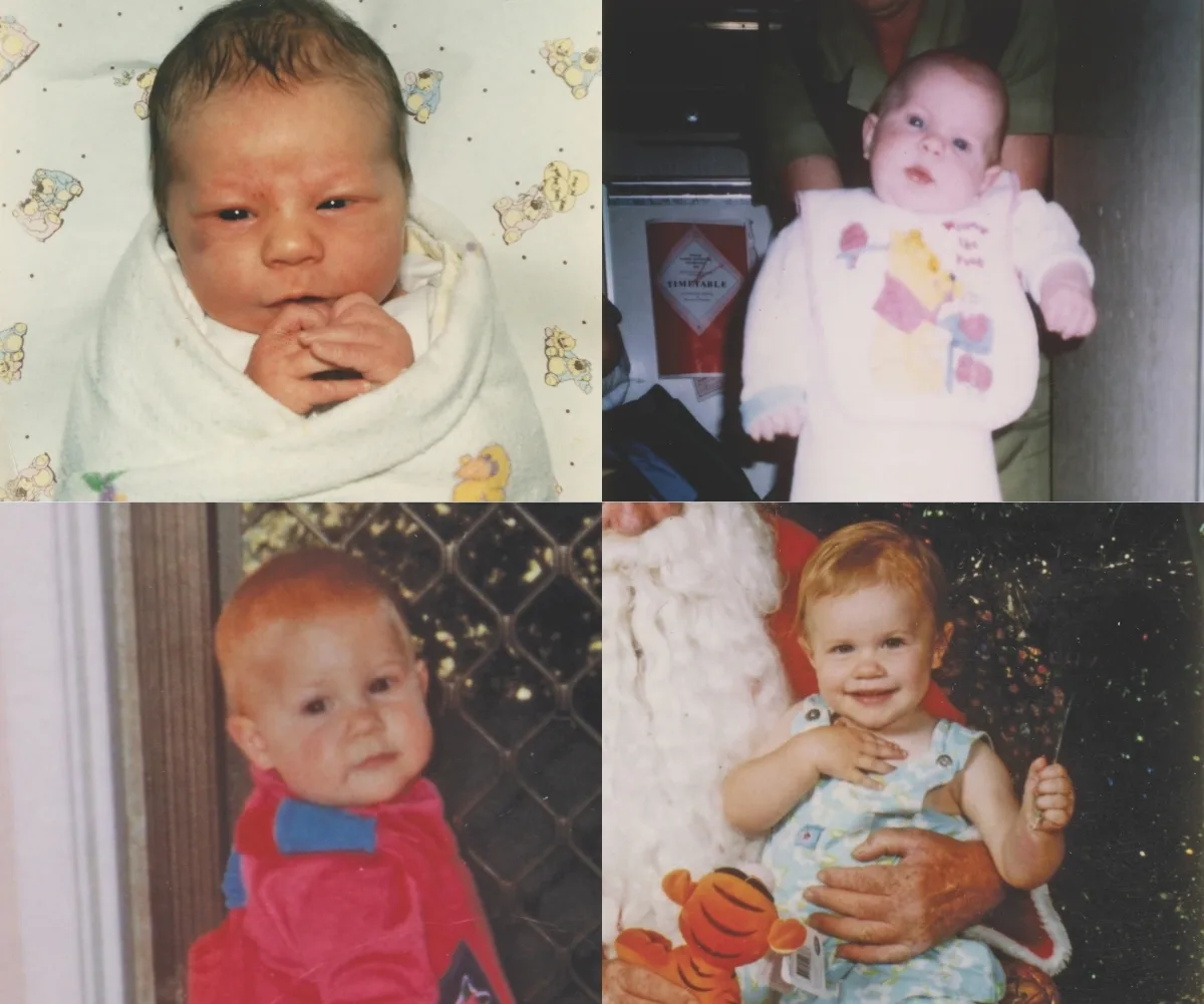 Images of four babies.