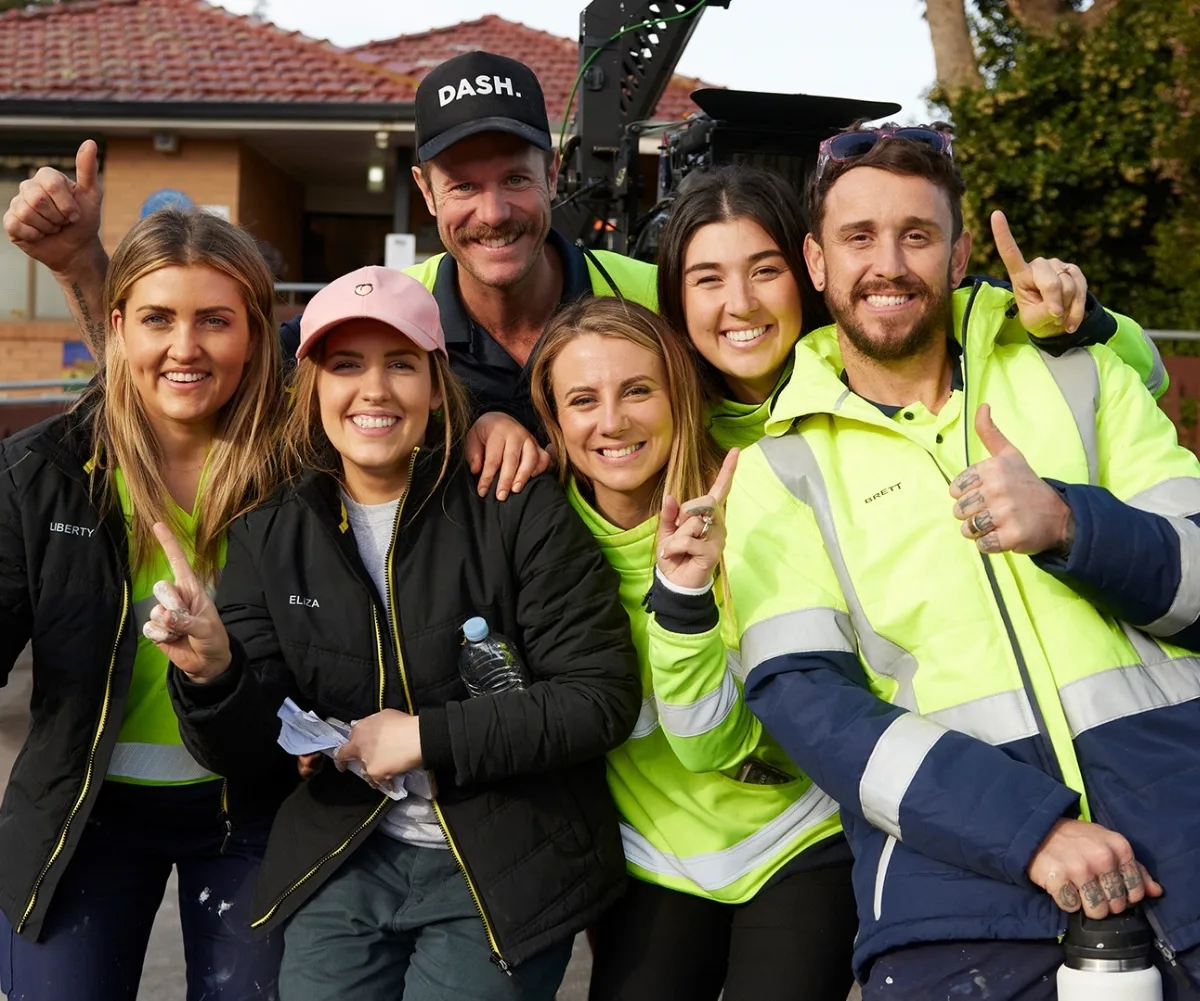 Kristy, Brett and Leah caused controversy on the 2023 season. (Credit: 9 Network)