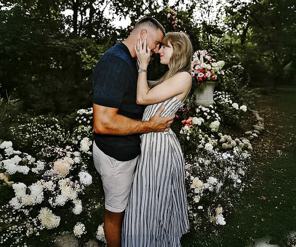 Travis proposed at his Kansas City home