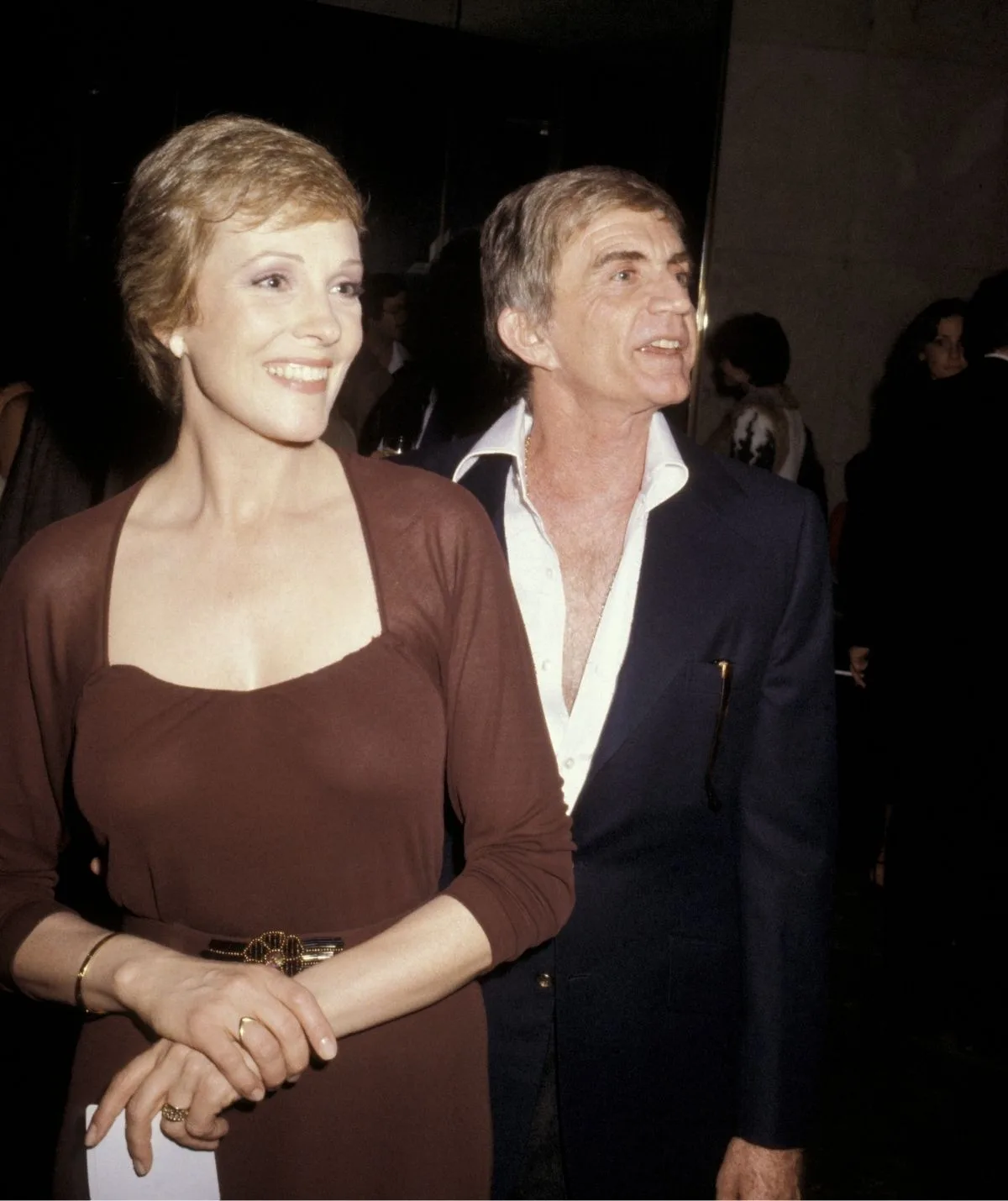 Julie Andrews with second husband Blake.