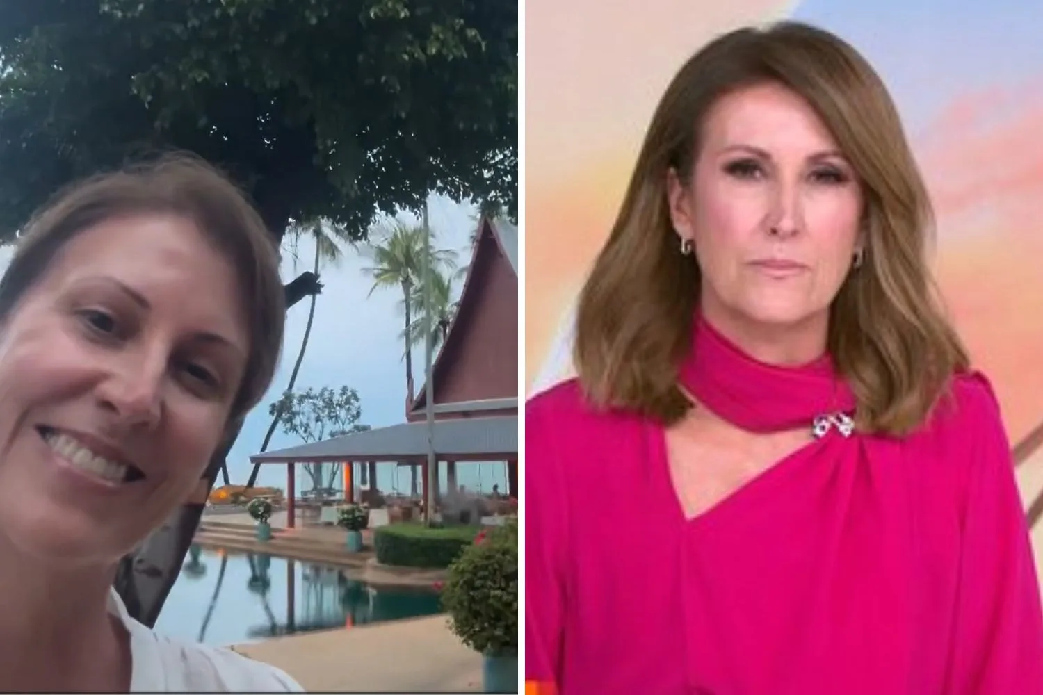 Natalie Barr on holiday in Thailand and back on Sunrise after her break