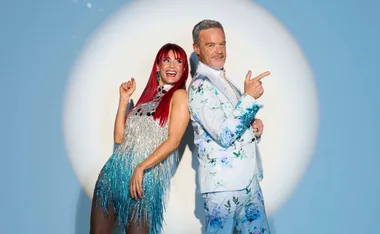 Stefan Dennis and his Strictly Come Dancing partner Dianne Buswell