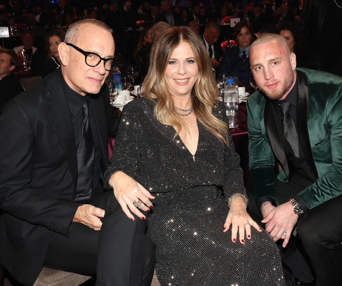  Tom Hanks, Rita Wilson and Chet Hanks attend the Pre-GRAMMY Gala